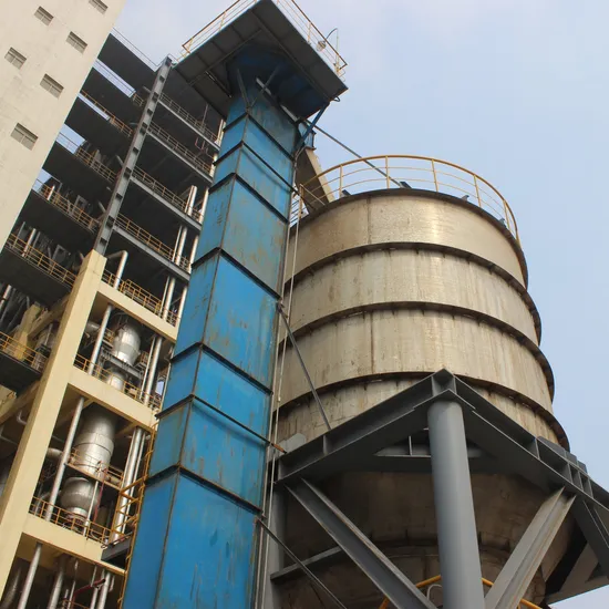 Galvanized Steel Belt Type Fertilizer Bucket Elevator Conveyor