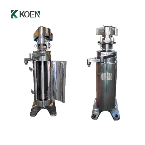 Low Price GF125 Solid Liquid Separating Tubular Separator Olive Oil Centrifuge Machine