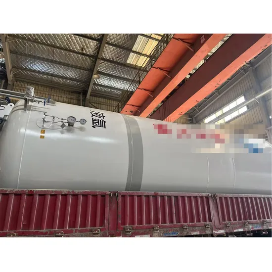 Double-Layer Perlite Insulation Cryogenic Tank for 20 M3 of Liquid Industrial Gases