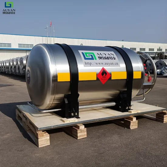 Cryogenic Liquefied 1.59MPa Working Pressure LNG Vehicle Gas Cylinder