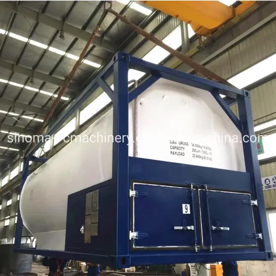 Cryogenic Liquid Oxygen Nitrogen Argon Storage Transport Tanks Liquid Lin/Lox/Lar LNG Storage ISO Container