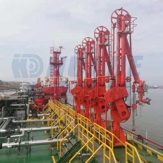 Manufacturer Supply High-Pressure Equipment Single-Arm Low-Temperature Acid Marine Loading Arm with Swivel Joint