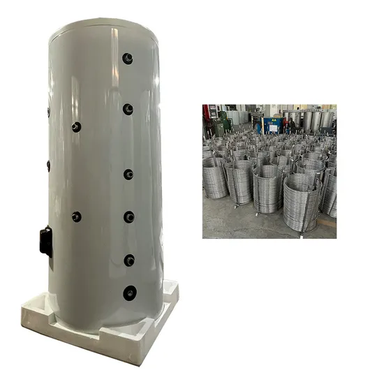Double Heat Exchanger Coiled Copper Pipe Buffer Tank for Domestic Bath Flooring Heating