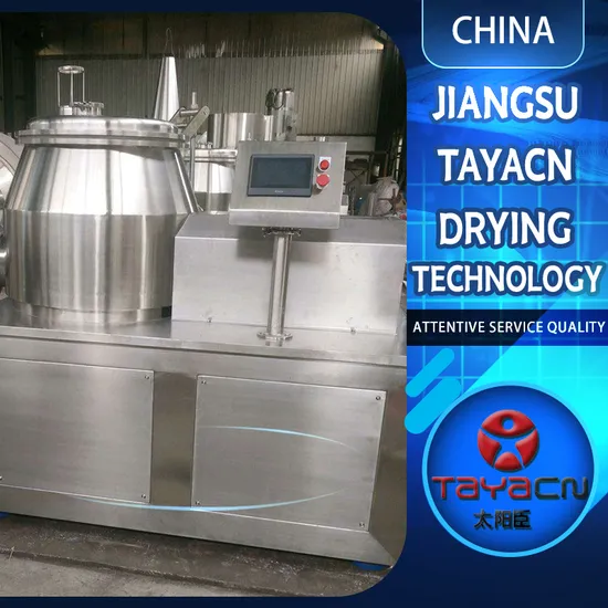 Pharmaceutical Wet Type Super High Speed Rapid Mixer Granulator