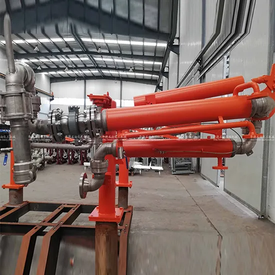 Popular Customized High-Pressure Equipment Single-Arm Low-Temperature Jacket Heating Bottom Loading Arm with Swivel Joint