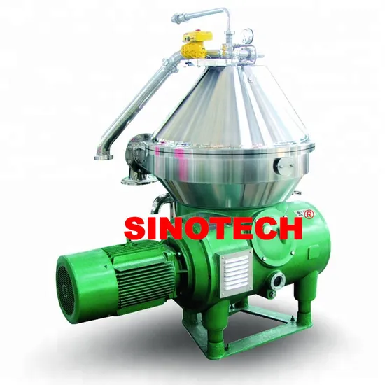Automatic Chlorella Spirulina Edible Oil Milk Cream Fat Stable Continuous Disc Bowl Centrifuge 3 Phase Stack Separator