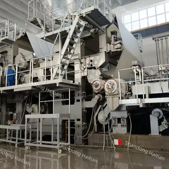 High Speed Corrugated Medium Paper Making Machine