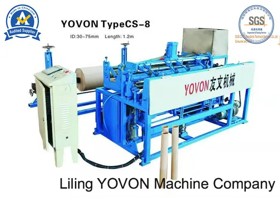 Yovon CS-8 Paper Tube Paper Core Making Winding Rolling Machine/ID30-100mm/Max Length 1200mm