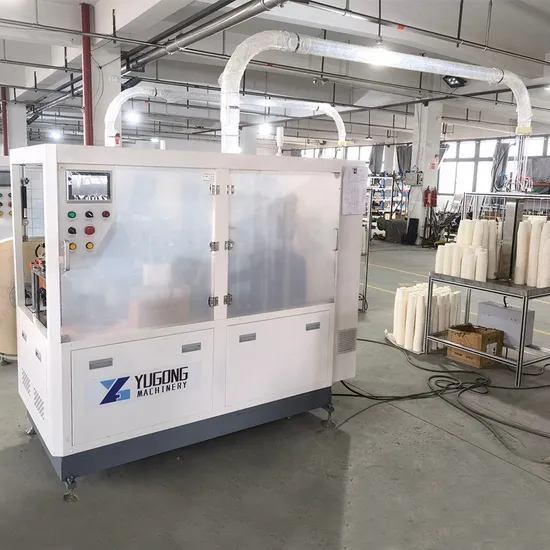 High Speed Fully Automatic Disposable Single Double Wall Coffee Ice Cream Paper Bowl Paper Cup Forming Making Machine for Hot Cold Drink Cup
