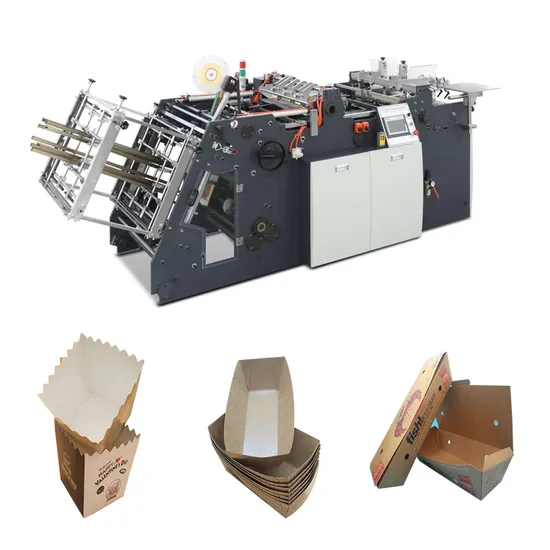 Automatic Hamburger/Burger Box, Lunch Paper Box, Making/Forming Machine