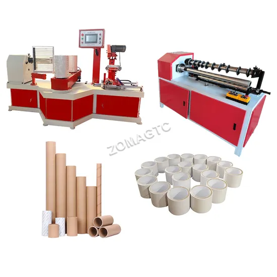 Cardboard Tube Pipe Cutting Cutter Machine Automatic Toilet Roll Cardboard Kraft Parallel Paper Core Tube Making Machine