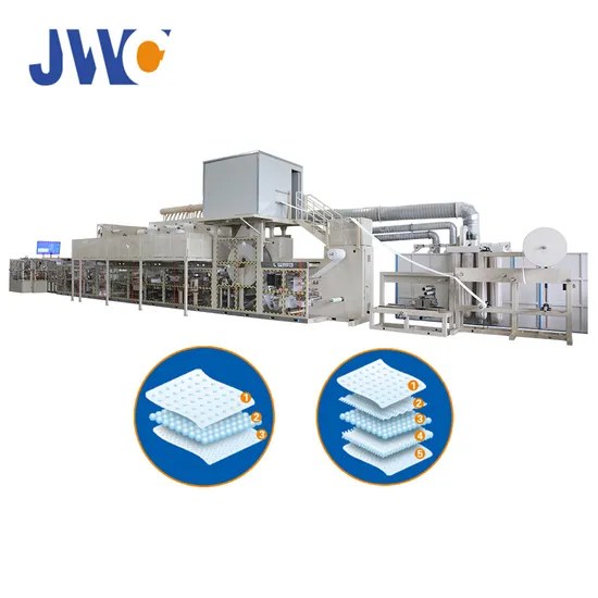Disposable Absorbent Under Pad Making Machine (3+5 Layers)
