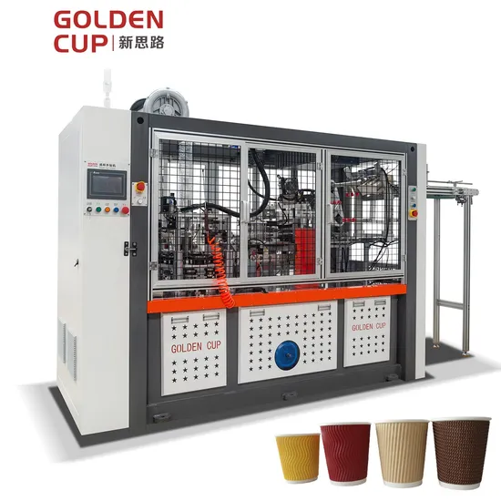 Xsl-16W Double Wall Sleeve Paper-Cup-Machine Ripple Sleeve Hollow Jacket Machinery High Speed Automatic Paper Cup Making Machine for Disposable Coffee Cup