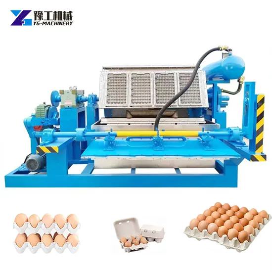 Low Investment Waste Paper Pulp Automatic Small Scale Chicken Egg Tray Production Line Making Carton Moulding Forming Machine