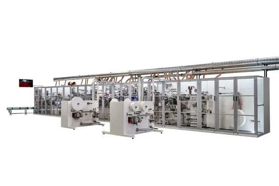 High Quality Full Servo Sanitary Napkin Machine