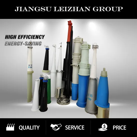 Paper Pulp Stock Preparation High Middle Low Consistency Stainless Steel Ceramic Nylon PA66 Cleaner Tube Cone Nozzle