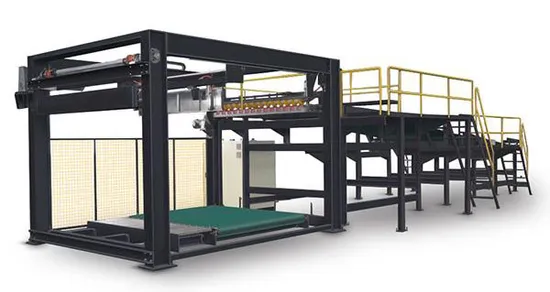 Auto Hanging Basket Stacker for Corrugation Machine with Servo Motor