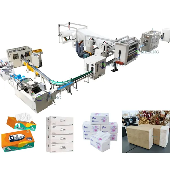 Auto Tissue Machine V Fold Facial Tissue /Hand Towel Paper Making Machine