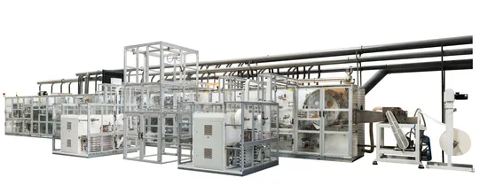 Full Servo Individual Pack Fast-Easy Packing Sanitary Napkin Production Line Machine