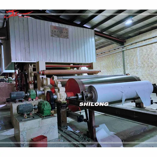 1880mm Waste Carton Recycling Production Line Kraft Paper Making Machine for Factory Pirce