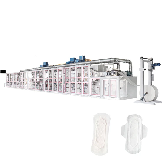 Automatic Sanitary Napkin Machine Woman Sanitary Napkins Lady Pad Making Machine