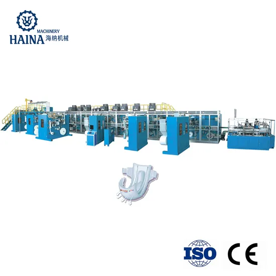 Fully Automatic Baby Diaper Making Machine Production Line Haina Machine