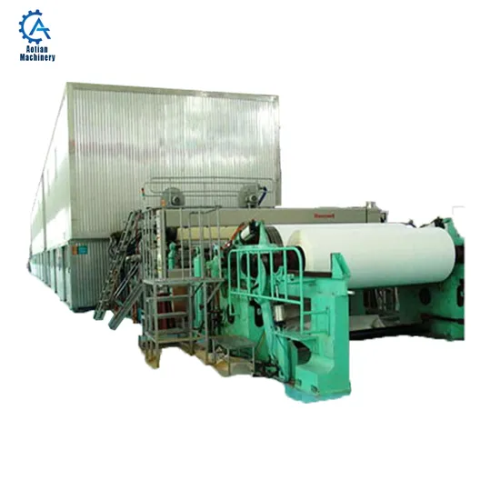 1092mm Bamboo Bassage Recycling Toilet Paper Making Machine