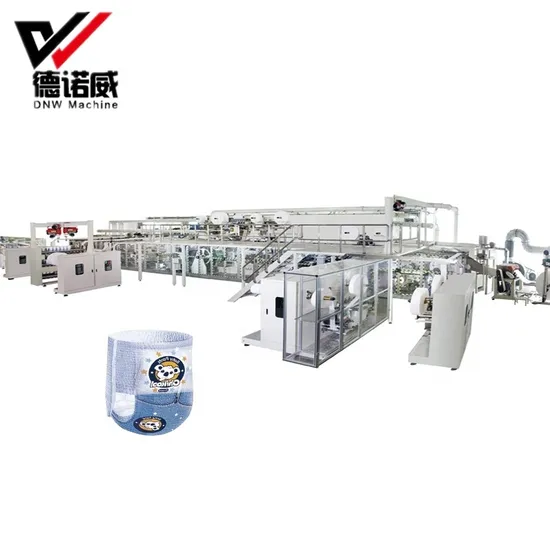 High Speed Full Automatic Disposable Baby Diaper Making Machine