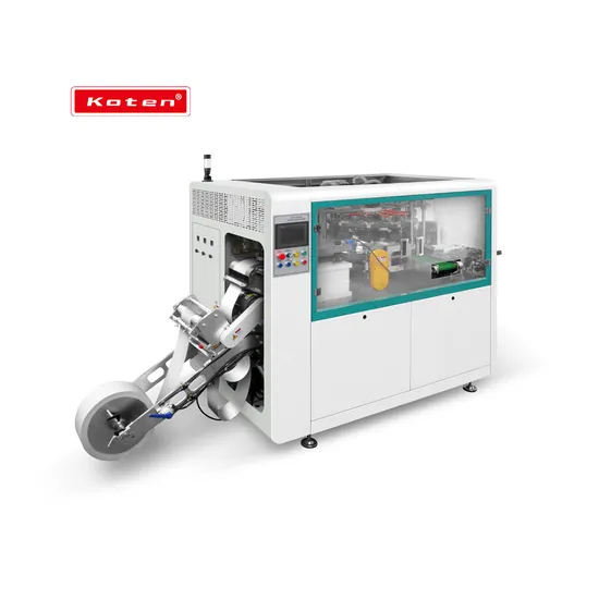 Coffee Cup Lid Making Machine Paper Cup Lid Production Machine Kbg-118