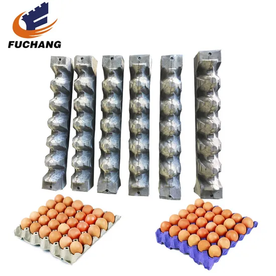 Customized Aluminum Eggs Tray Mold 6 Holes Egg Cartons Mold