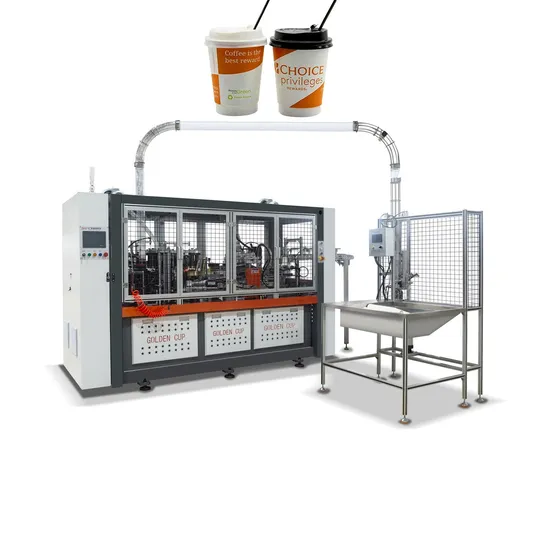 Goldencup Single PE Coated Paper Bowl Cup Making Forming Machine Sold 80 Countrys High Speed Automatic Forming Paper