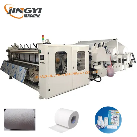 Jingyi Color Glue Lamination Toilet Paper Making Machine Price