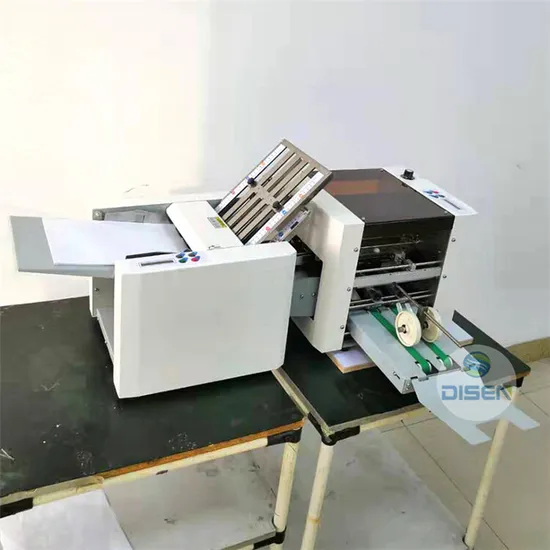 Using Various A4 Size Paper Folder Multifunctional Desktop Automatic Electric Paper Folding Machine