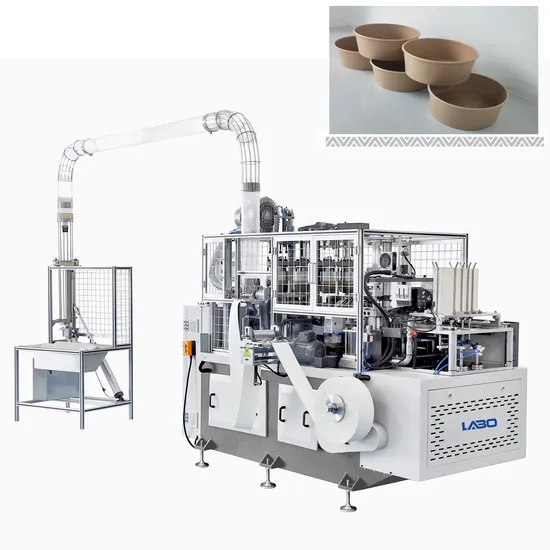 White Kraft Paper Salad Soup Noodles Bowl Forming and Making Machine China Supplier Manufacturer Price for Sale