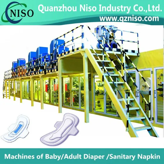 320mm Sanitary Napkin Production Line with CE Certification