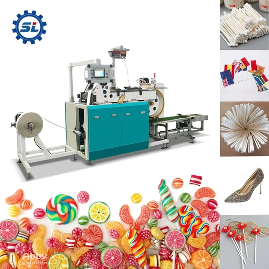 Stright Roll Paper Stick Making Machine for Lollipop Cotton Swabs Hair Ornament