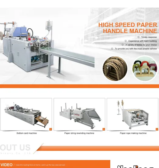 High Speed Twist-Rope & Flat-Belt Handle Making Machine (WFD100-1)