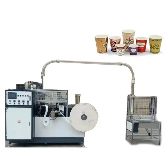 Automatic Single Double Coated Disposable Coffee Tea Paper Cup Making Forming Machinery
