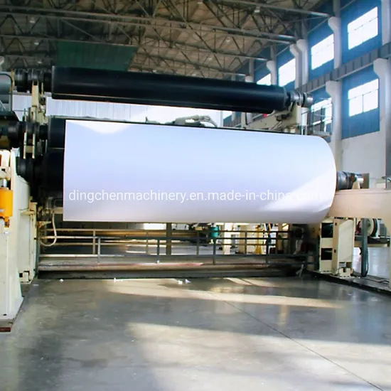 Waste Paper Recycling Plant High Speed Cultural Paper Making Machine