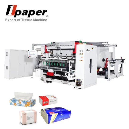 Opfd-2050 Edge Embossing V-Fold Interfolder Folding Machine for Soft Facial Tissue