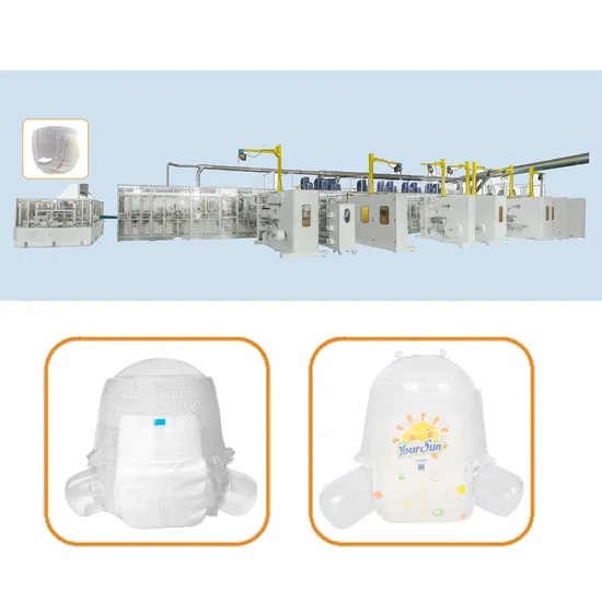 Full Automatic Servo Baby Diaper Making Machine