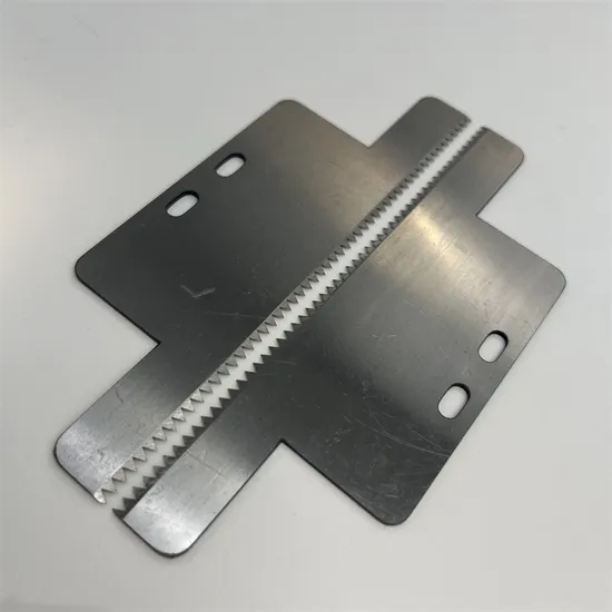 Toothed Blade Bag Packing Machinery Cutting Blades