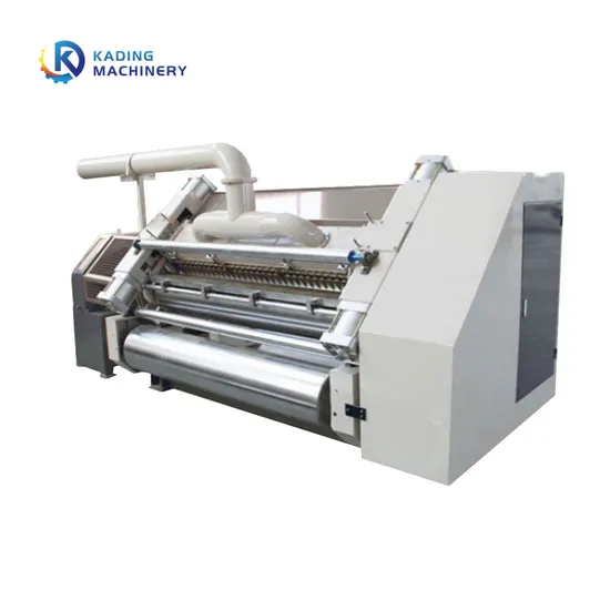 Vacuum Suction Fingerless Model Single Facer Corrugated Machine for Corrugated Paper Making