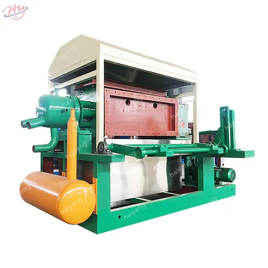 High Performance CE Approved Medium Paper Make Hot Press for Eggs Egg Grading Pulp Tray Machine