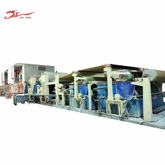 10tons 1575mm Fluting Paper Kraft Paper Machine Test Liner High Strength Kraft Paper Machine Shilong Manufature