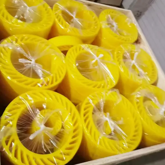 Customized Polyurethane Sun Wheel Carton Accessories Sun Wheel No Crush Wheel