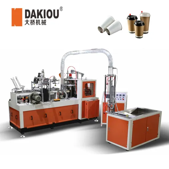 Zszb-D Dakiou Exclusive Fully Automatic Middle Speed Paper Tea Cup Manufacturing Making Machine
