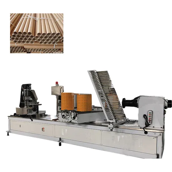 New Arrival spiral Paper Pipe Making Machine with Core Cutter
