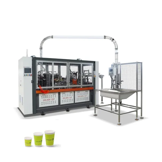 Golden Cup Auto-Lubricating Tissue Paper Making Machine Disposable Cup Making Machine High Speed