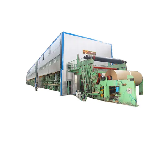 Recycled Material 100t/Day Testliner Making Packing Recycling Machines Board Paper Corrugated Machine